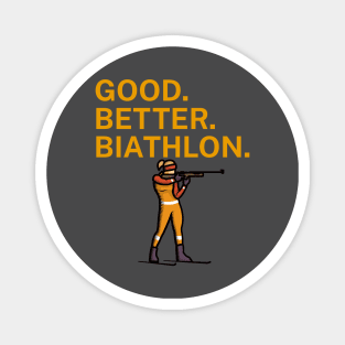 Good Better Biathlon Magnet
